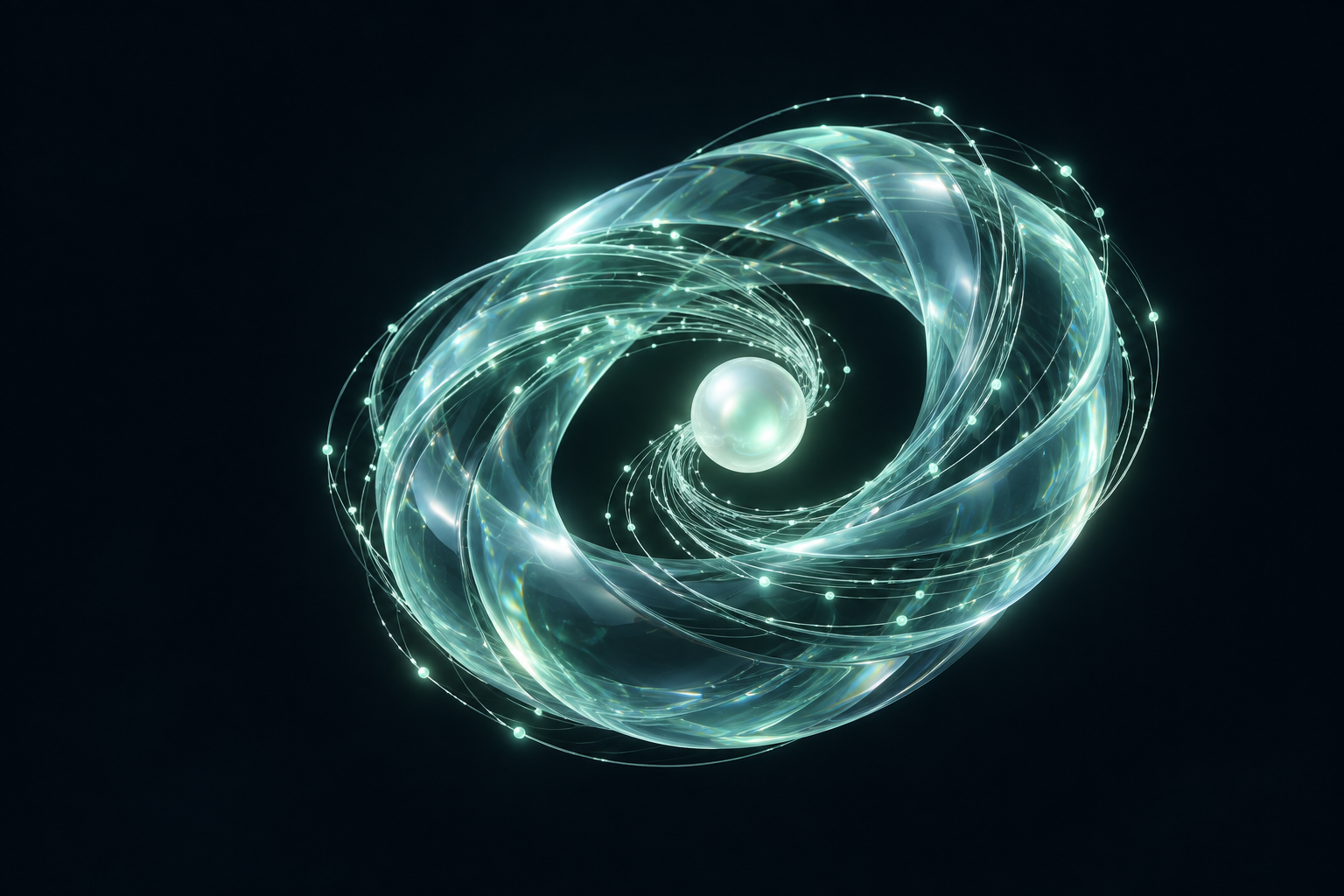 Luminous arcs meeting around a single point